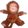 Adorable Plush Monkey Toy with Blue Bow - Perfect for Kids and Collectors