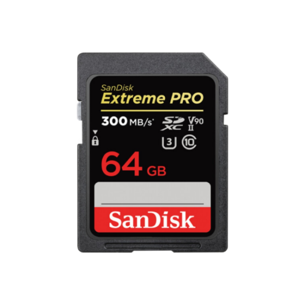 SANDISK EXTREME PRO 300MB/s SDXC MEMORY CARD | 3Y Warranty